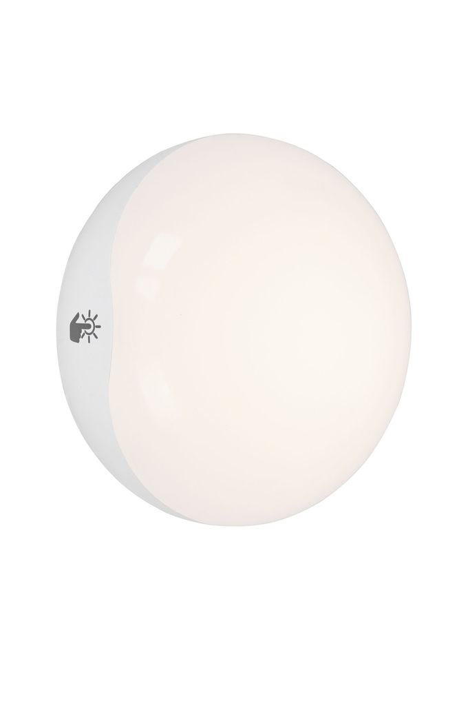 LED Toccante Apparecchio clip-on/plug-in Ø 8 cm 0,4W 30lm bianco